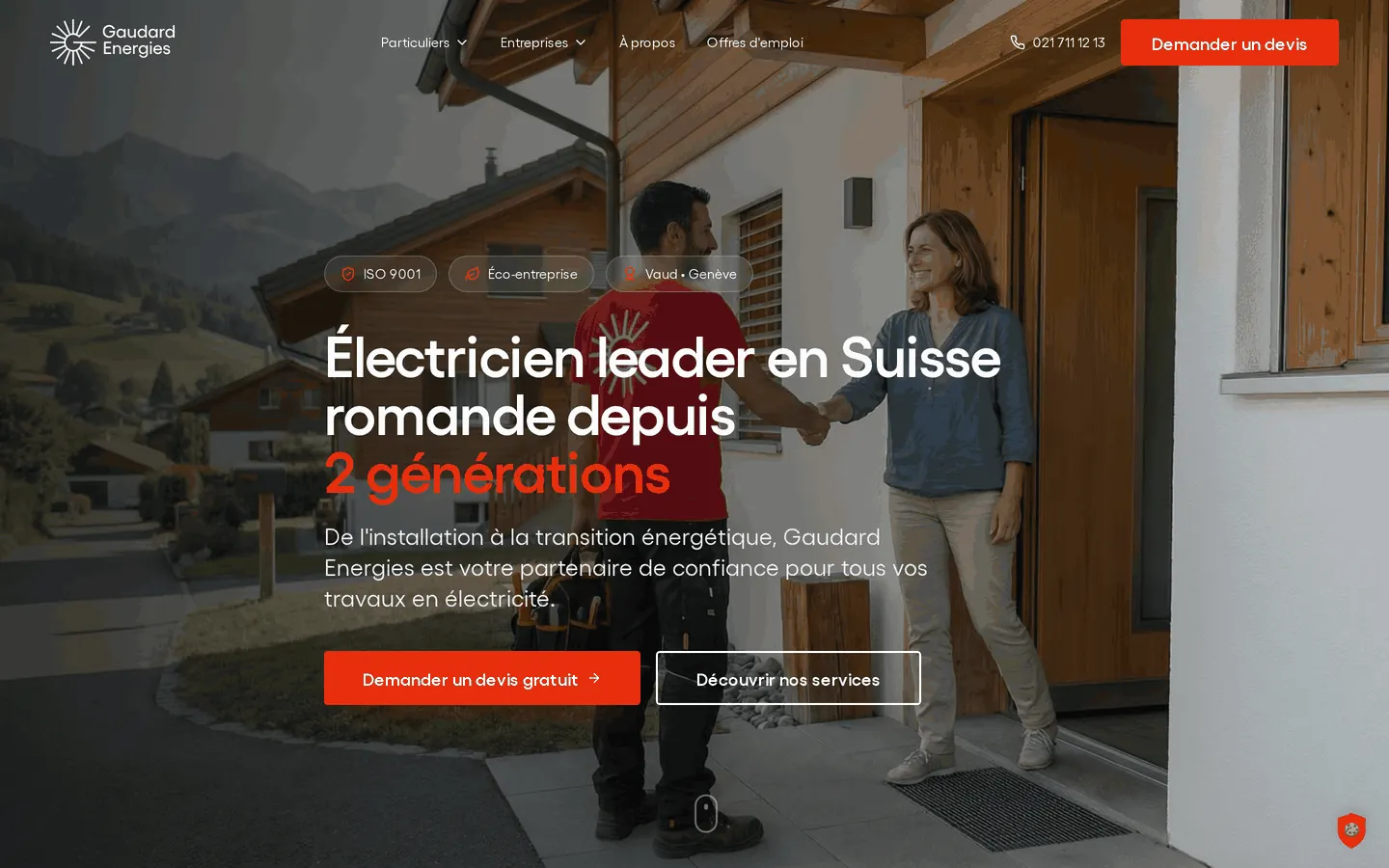 Aperçu du site gaudard.ch